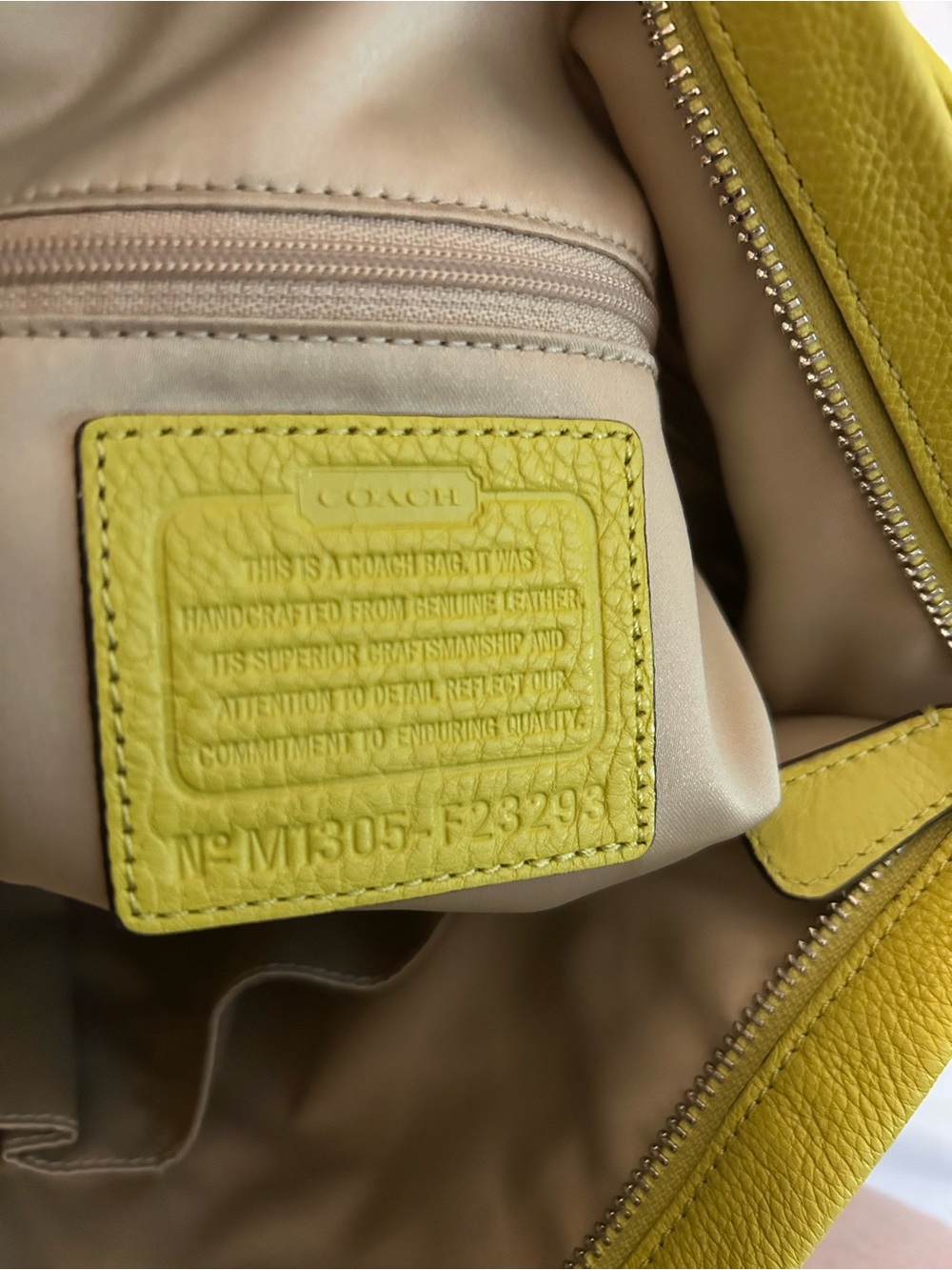 Coach Park Pebbled Leather Hobo - Picture 12 of 14